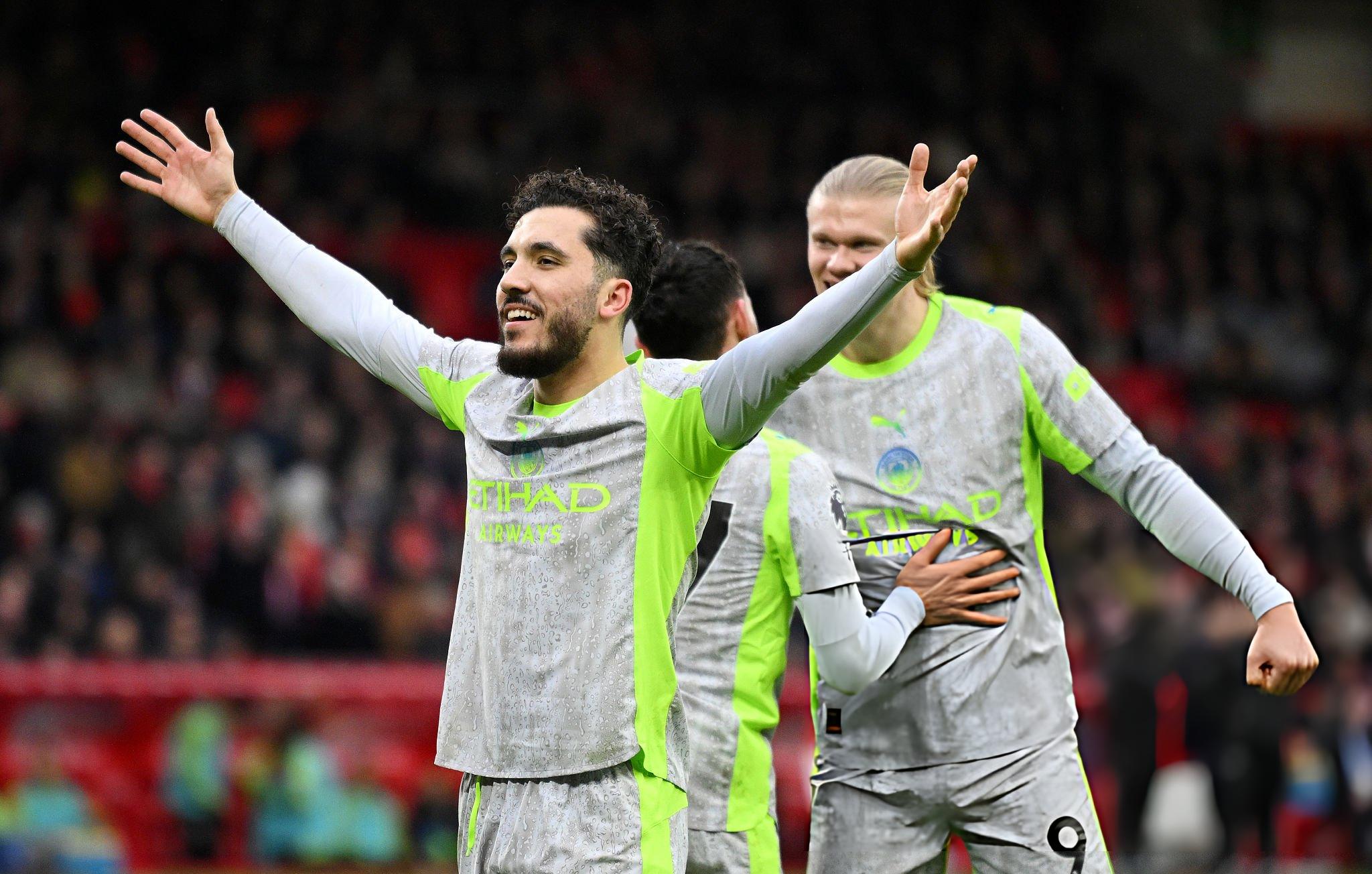 সিটির দুটি গোলেই অবদান রাখেন রায়ান শের্কি