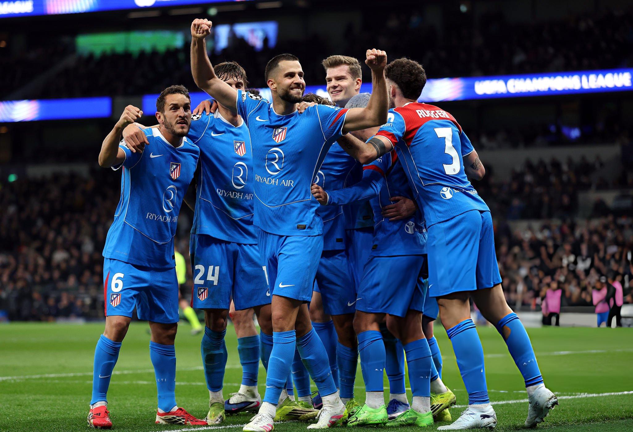 টটনামের মাঠে হারলেও প্রথম লেগ ৫-২ গোলে জিতেছিল আতলেতিকো মাদ্রিদ