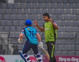 নাসুমের ঘূর্ণিতে ৬১ রানে অলআউট নোয়াখালী, সহজ জয় সিলেটের