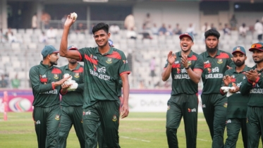 নাহিদের পেস তোপে জয় দিয়ে সিরিজ শুরু বাংলাদেশের