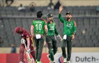 উইন্ডিজকে গুঁড়িয়ে সিরিজ জিতল বাংলাদেশ
