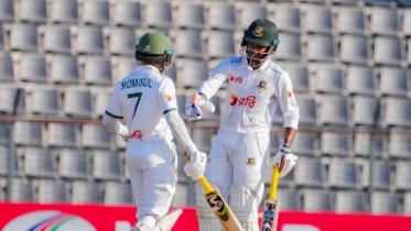 জয়ের দেড়শ, বড় লিডের পথে বাংলাদেশ