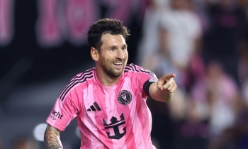 এমএলএসে জোড়া গোল করে সবার ওপরে মেসি