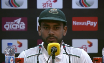 হাসান অনেক ভালো সমর্থন দিয়েছে, তানজিমও অনেক ভালো সাপোর্ট দিয়েছে, তাইজুল ভাইও। আমি অবশ্যই এই তিনজনকে ধন্যবাদ দিতে চাই ▷