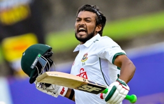 ২ ইনিংসেই সেঞ্চুরি হাঁকিয়ে শান্তর ইতিহাস