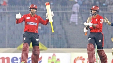 মিরপুরে সৌম্য-রিয়াদের উন্মাতাল ব্যাটিং